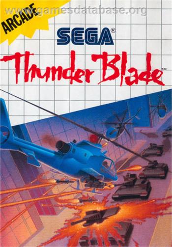 Cover Thunder Blade for Master System II